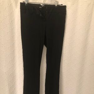 Black Express Columnist Boot Cut Pants